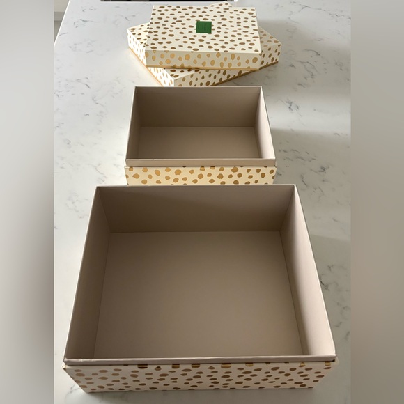 Kate Spade Nesting Boxes Set of 2 - NEW - Picture 4 of 4